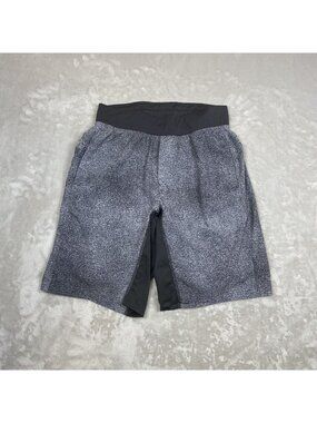 Lululemon Mens Gray Athletic Shorts Size 13" Waistband Stretch Lightweight